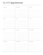 2026 Healthier Planner